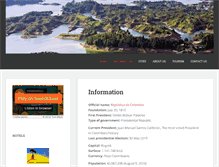 Tablet Screenshot of colombiacontact.com